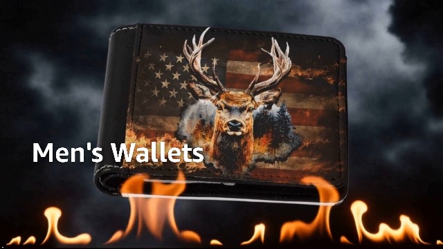 Amazon.com: LedBack Cool Wolf Print Slim Leather Bi-fold Wallets